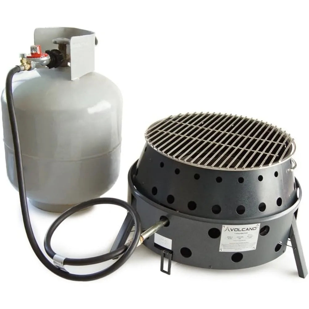 3-Fuel Portable Camping Stove/Fire Pit
