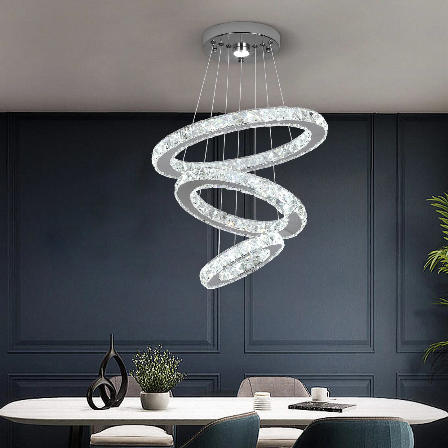 Modern K9 Crystal Led Chandelier Light
