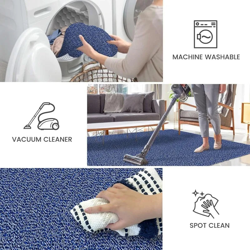 4x6 ft Washable Area Rugs