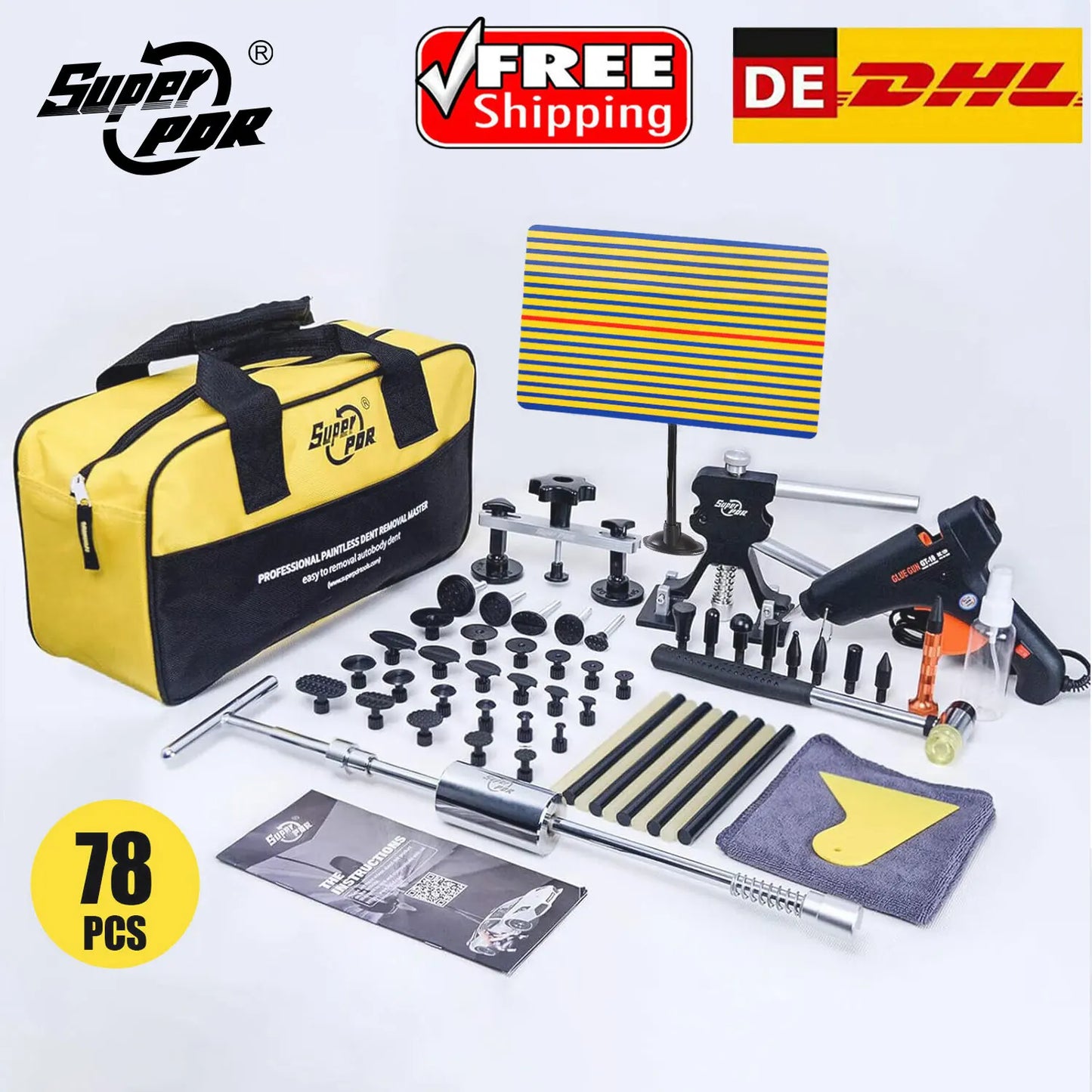 Auto Body Dent Puller Kit