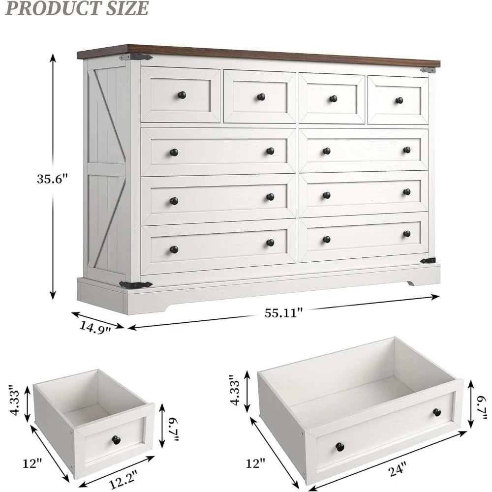 10 Drawer Dresser