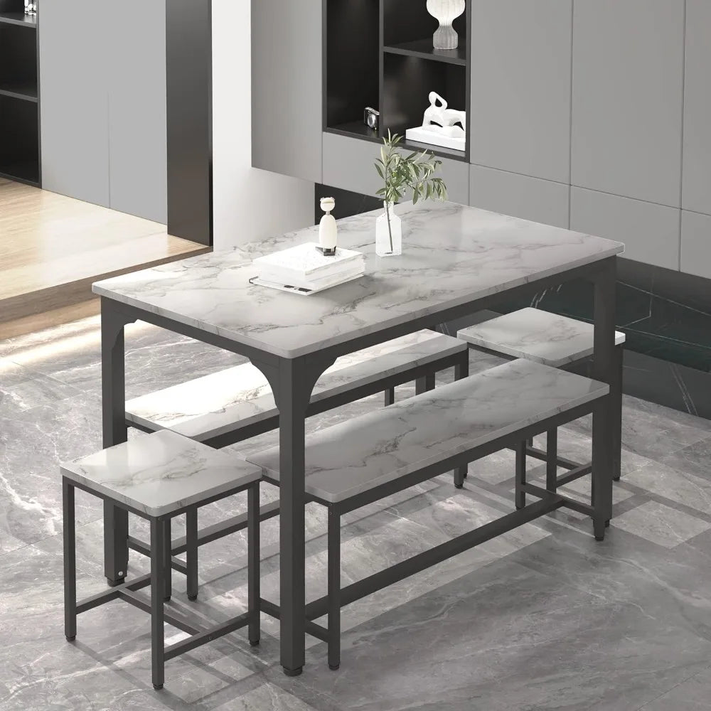 5 Piece Kitchen Table and Chairs for 6