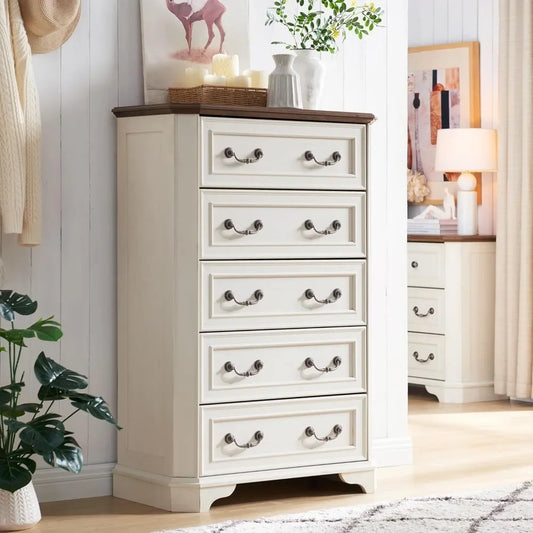 Farmhouse 5 Drawers Dresser