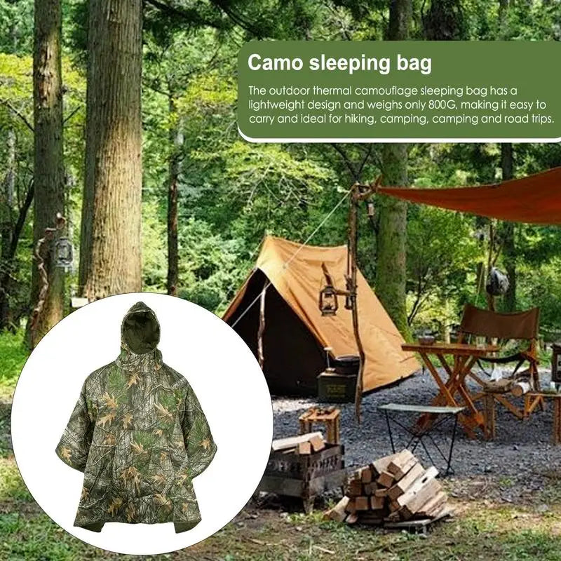 Wearable Sleeping Bag Poncho