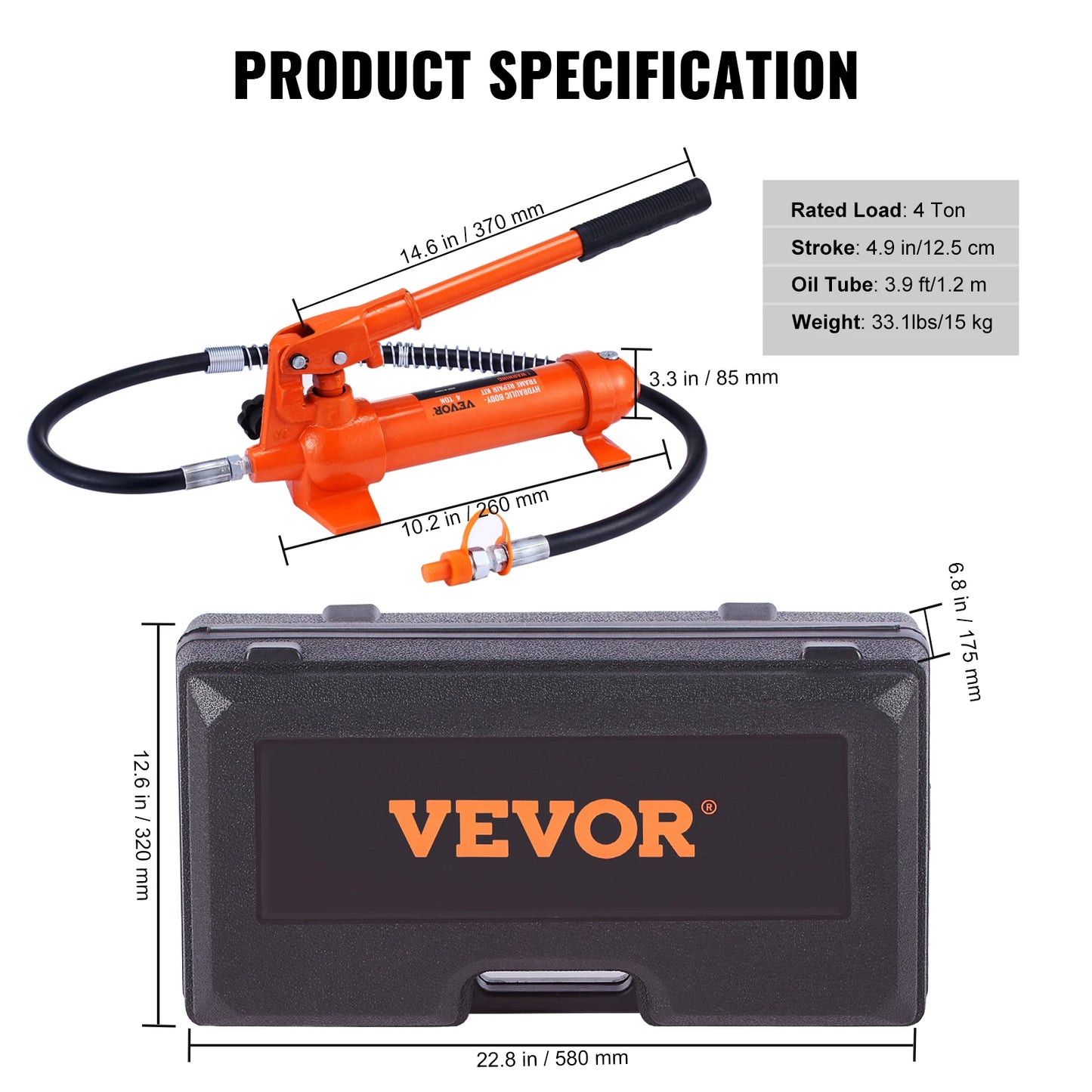 Power Hydraulic Cylinder Jack