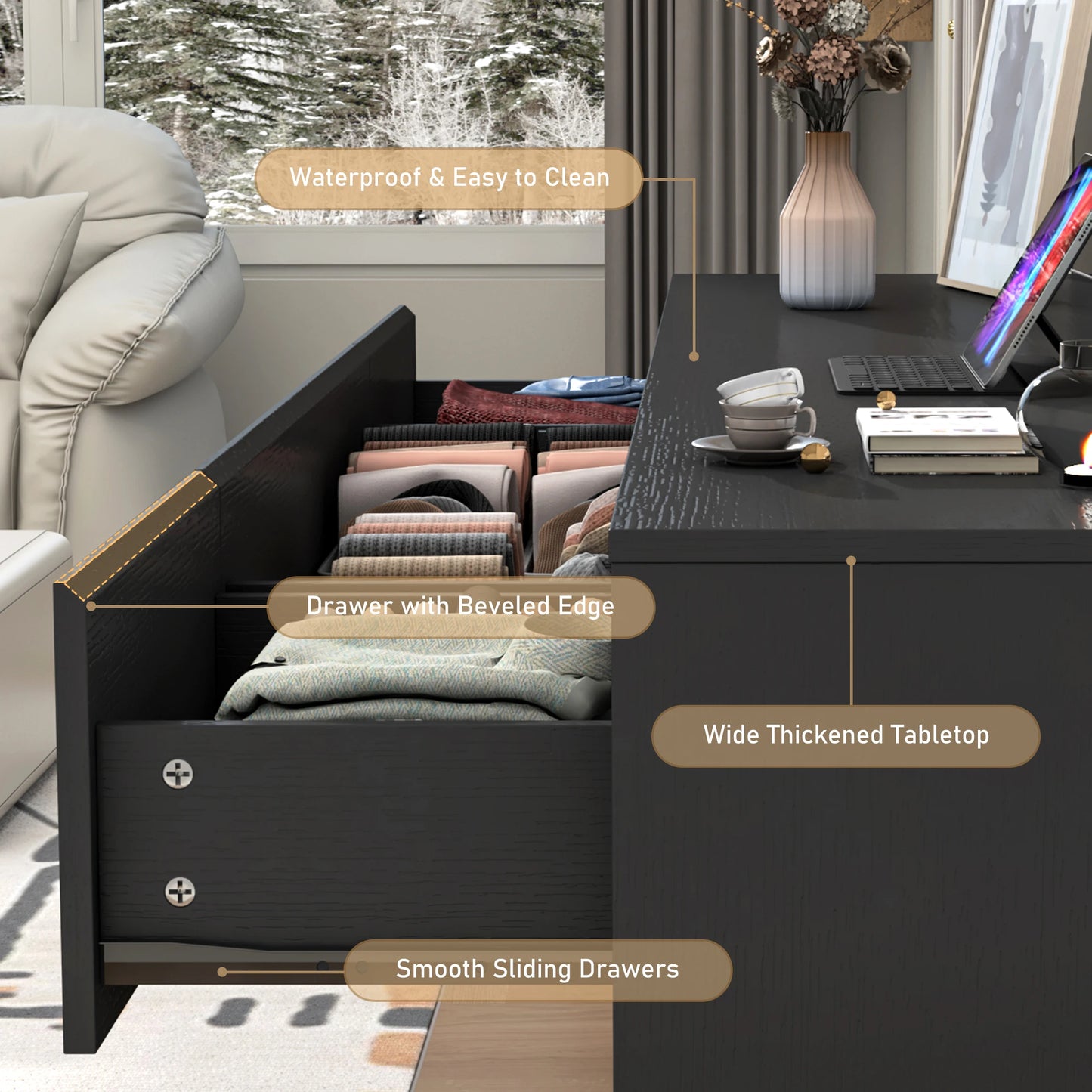 9 Drawer Dresser