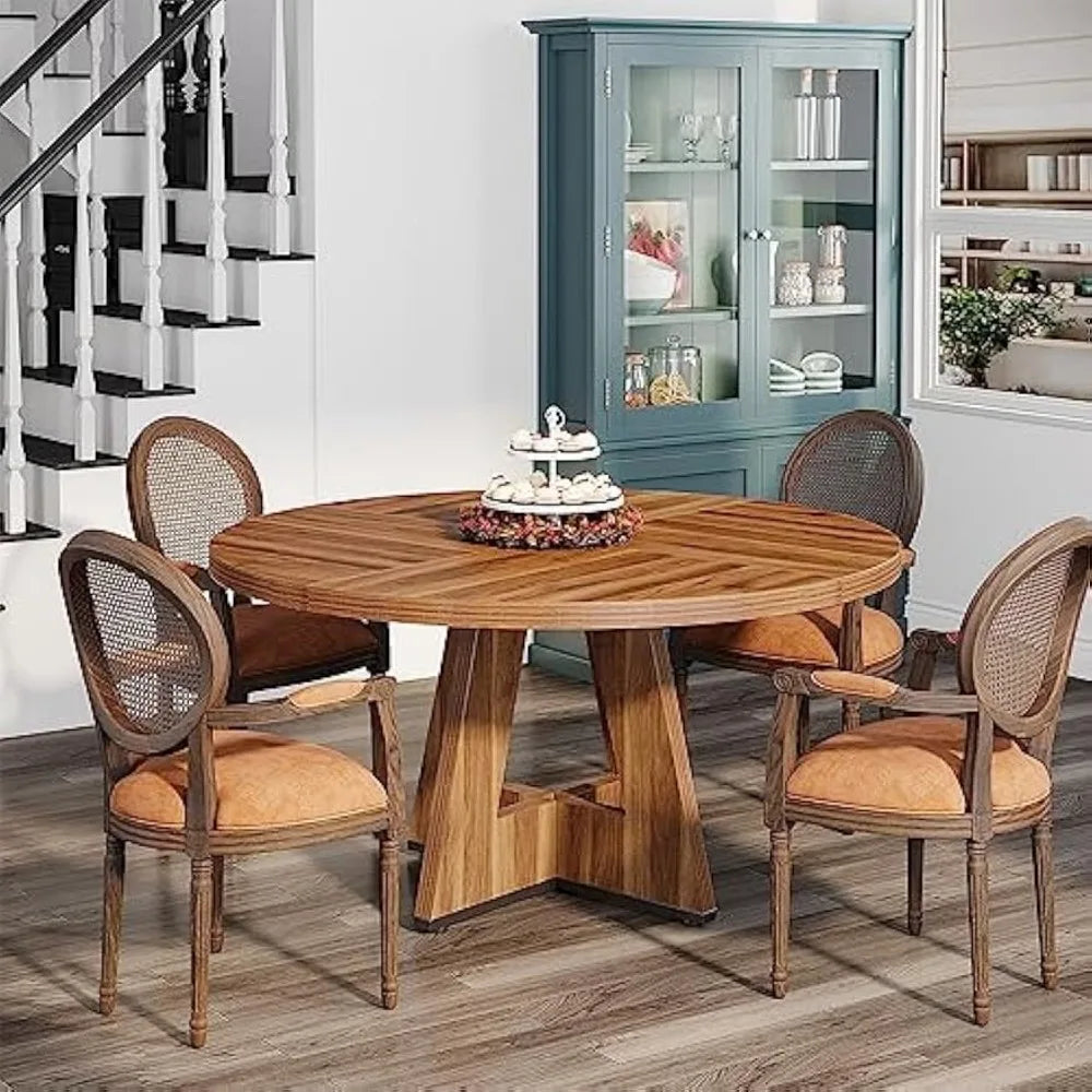 Round Dining Table for 4