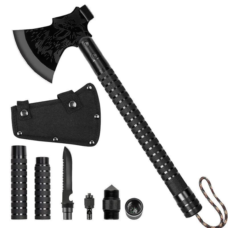 Foldable Survival Camping Axe Multi Tool Kit