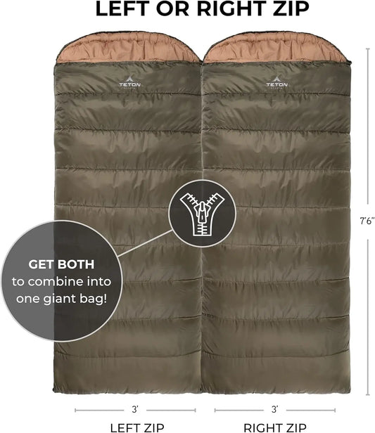 Celsius XL, -25, 20, 0 Degree Sleeping Bags