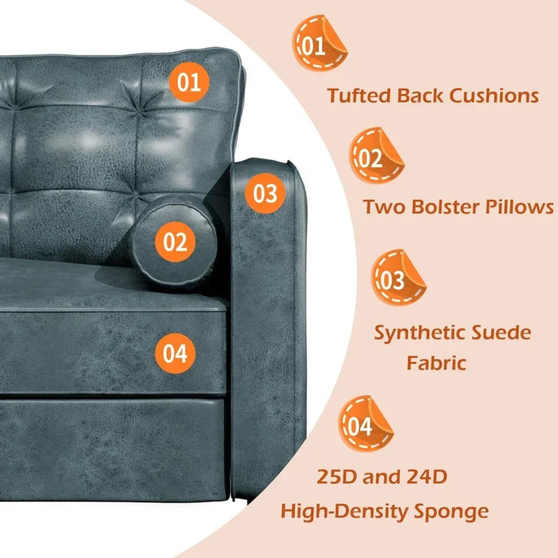 84.2” Mid-Century Sofa
