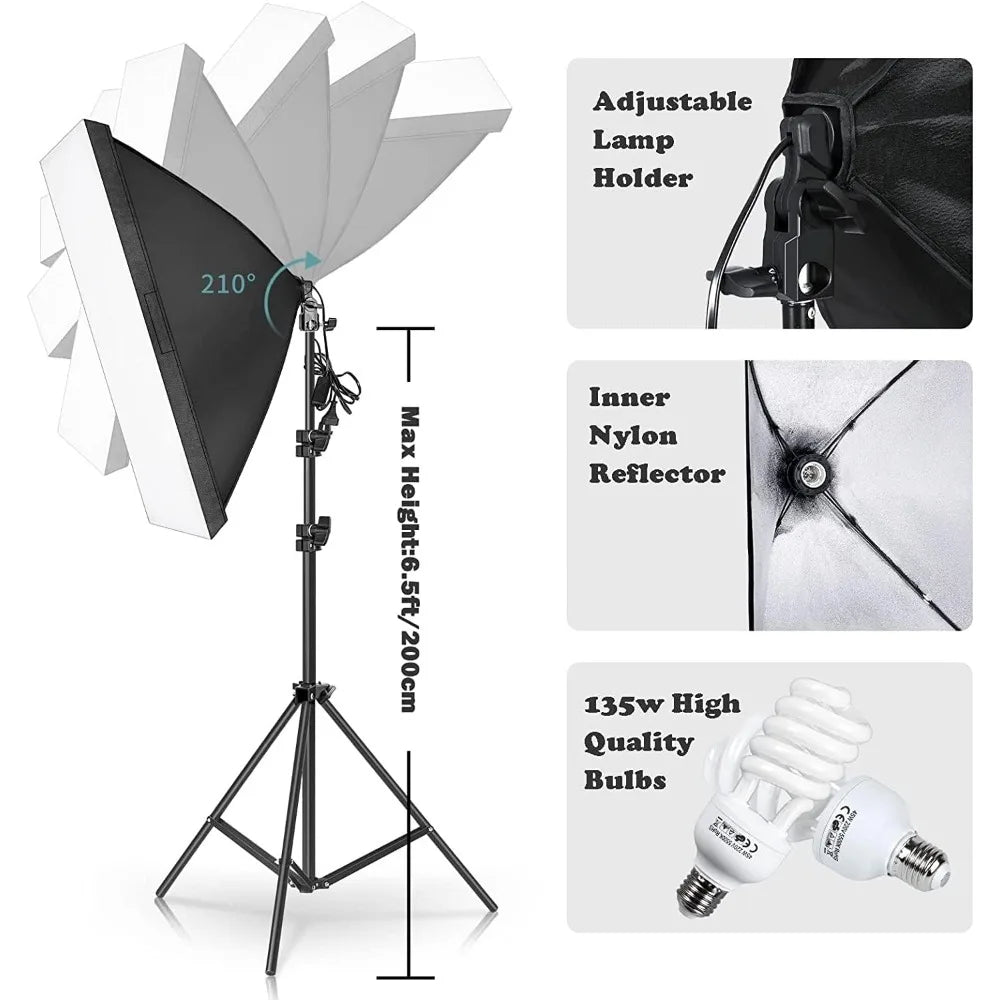 Photography Soft Box Lighting Kit