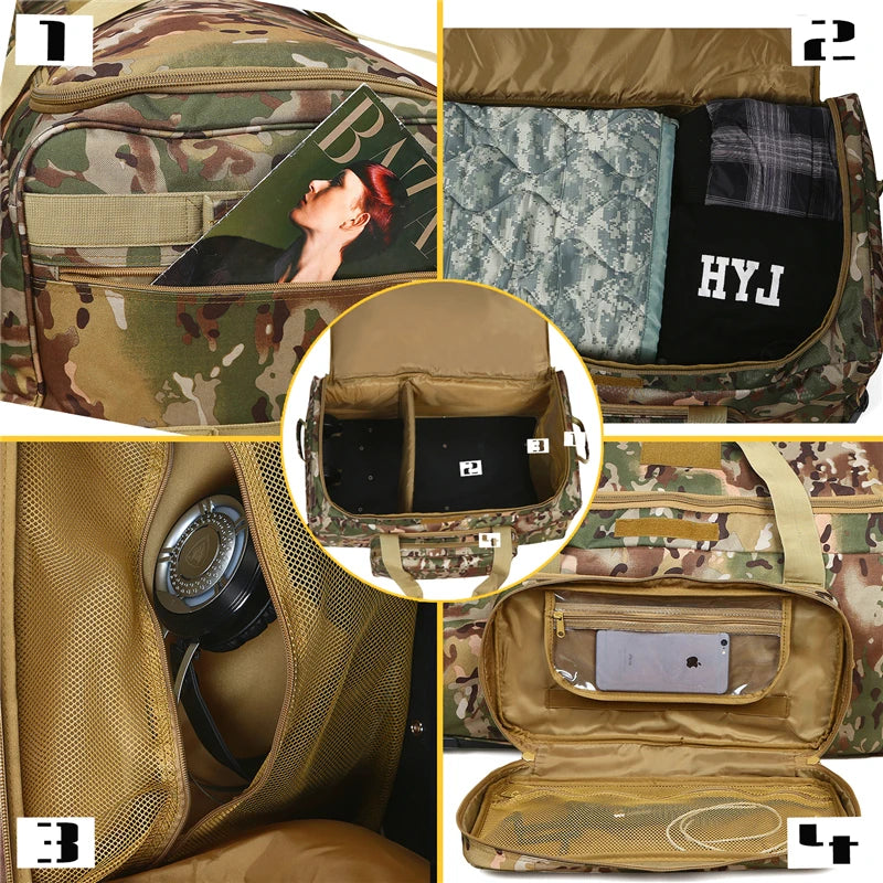 Large Capacity Military Tactical Travel Bag