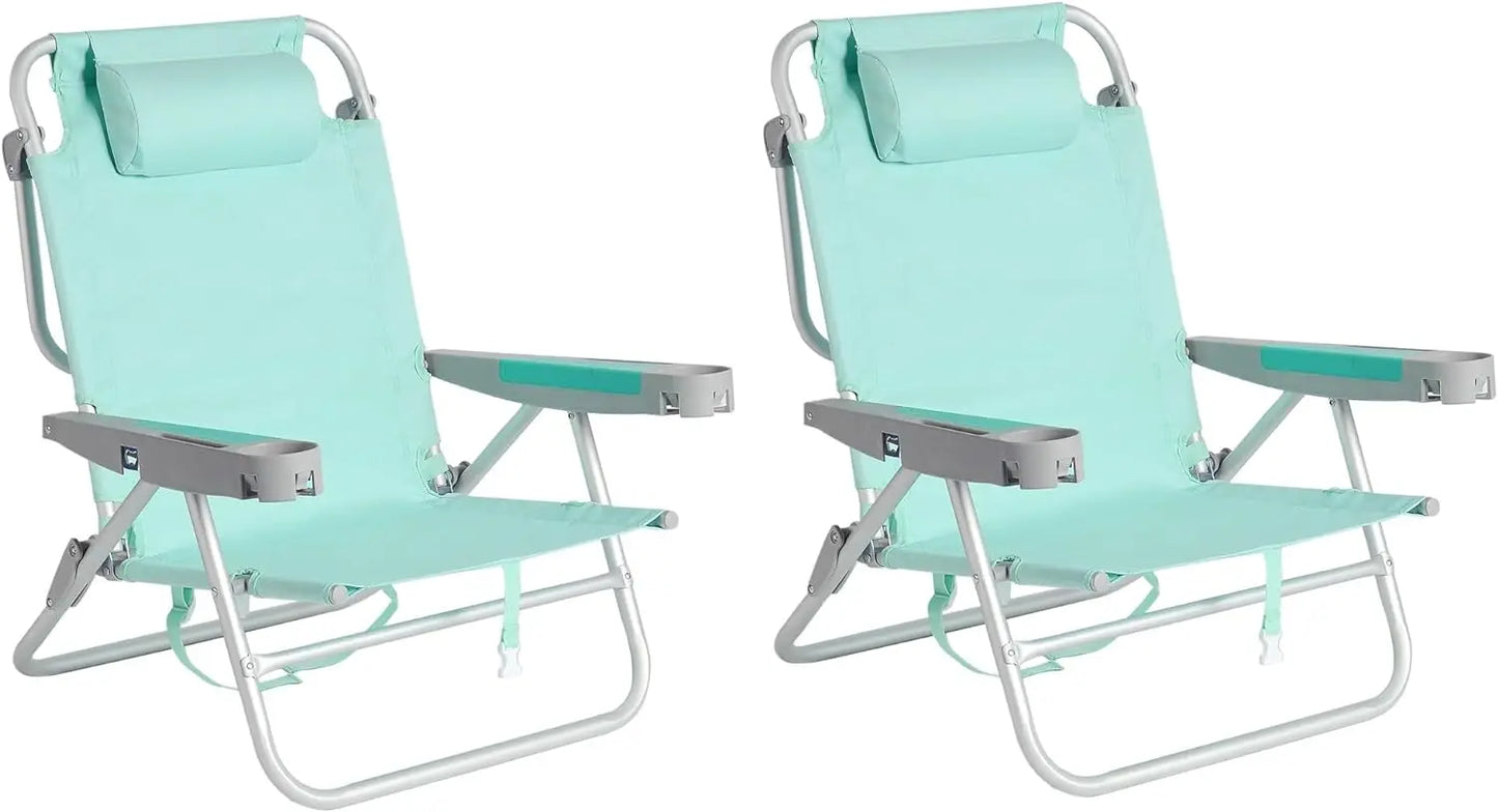 Beach Chairs17" Tall Oversized 2 Pack