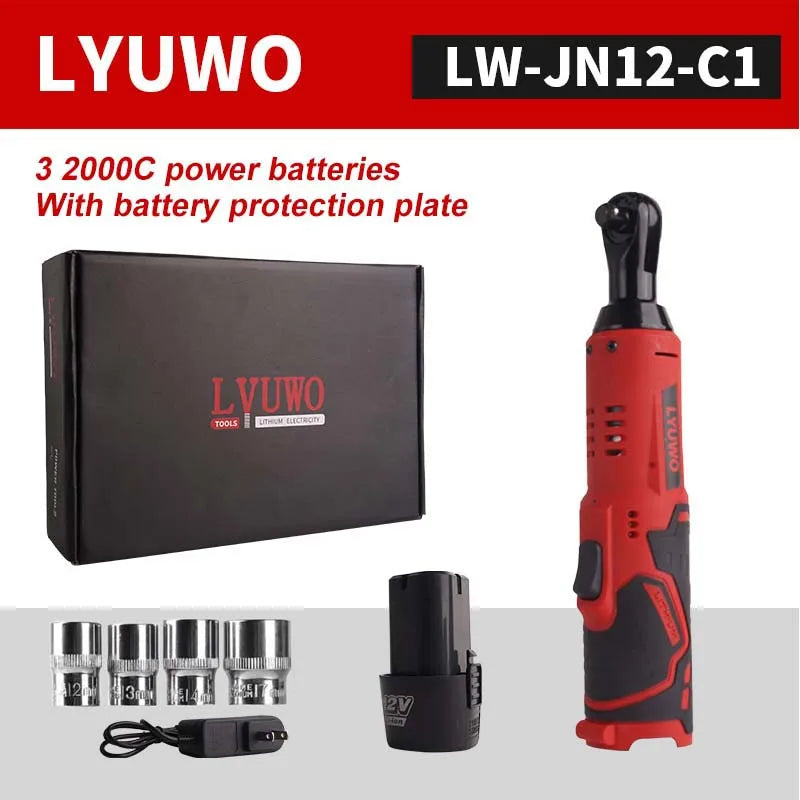 3/8 Rechargeable Electric, Ratchet Set