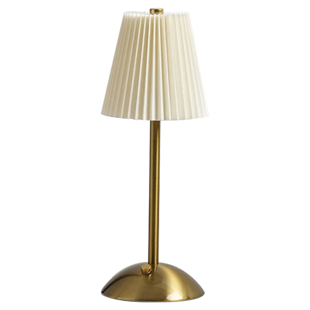 Pleated Shade Nightstand Lamp