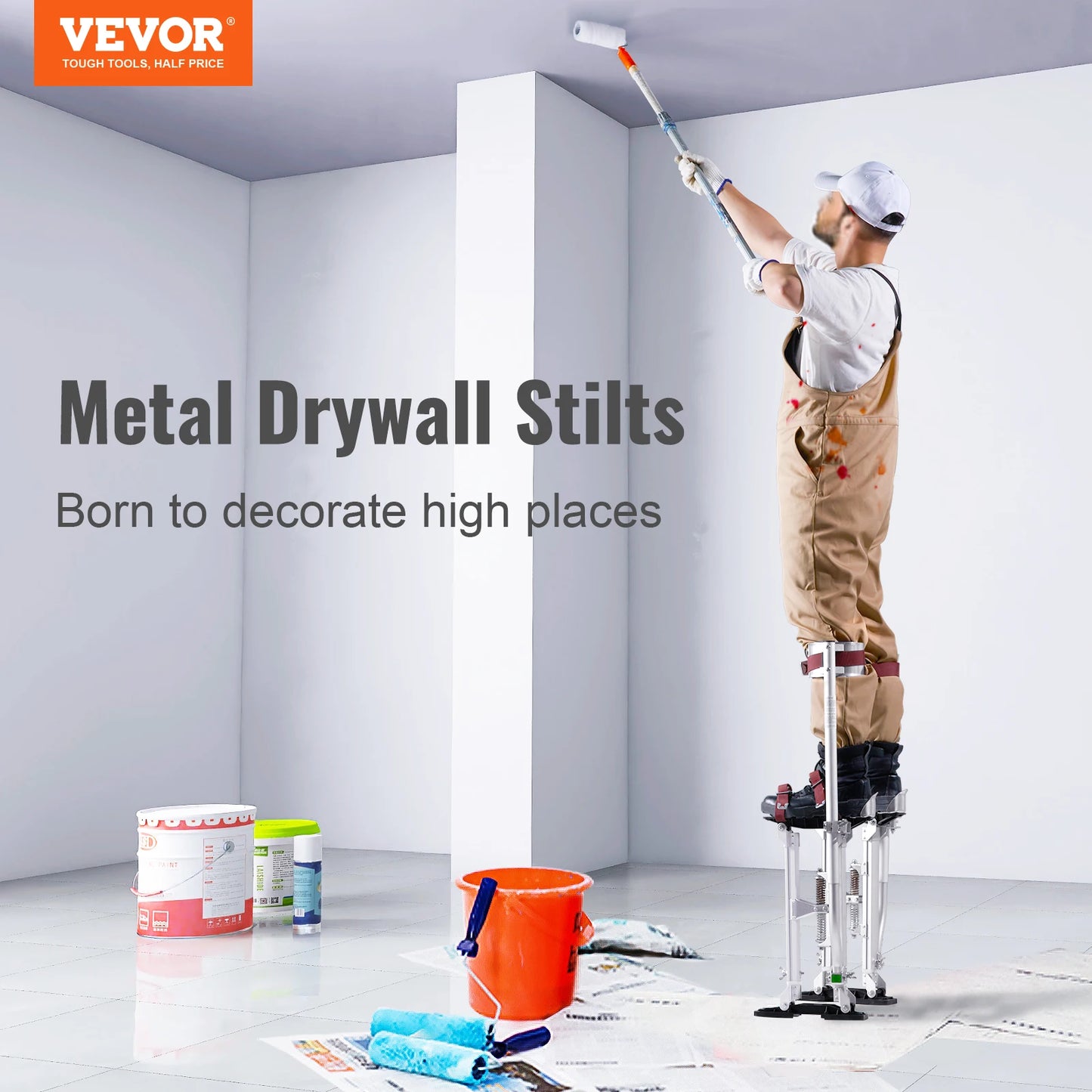 Drywall Stilts 18''-30''/36''-50'' Adjustable Aluminum Stilts