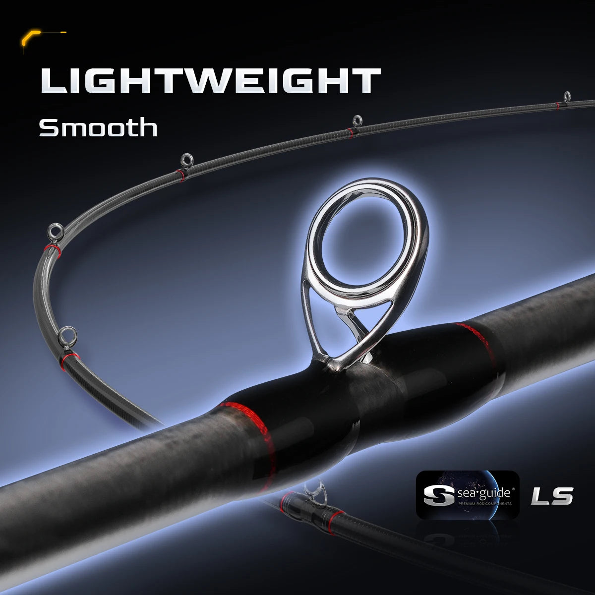 Long Cast Lure Fishing Rod Full Carbon Handle