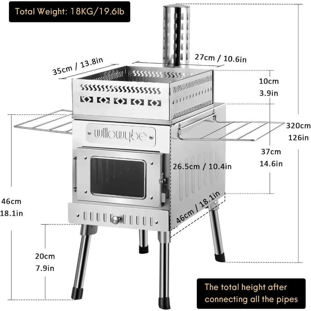Portable Camping Wood Stove