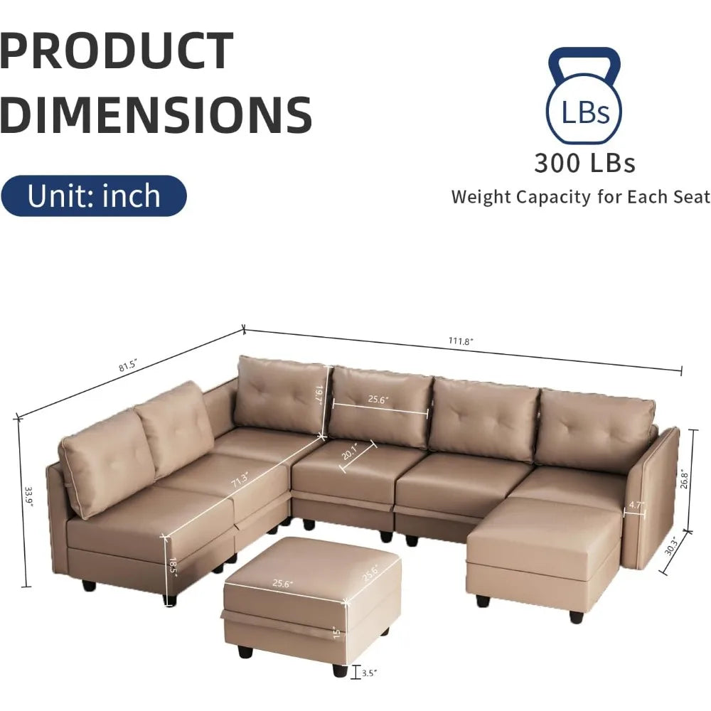 Sectional Sofa with Storage