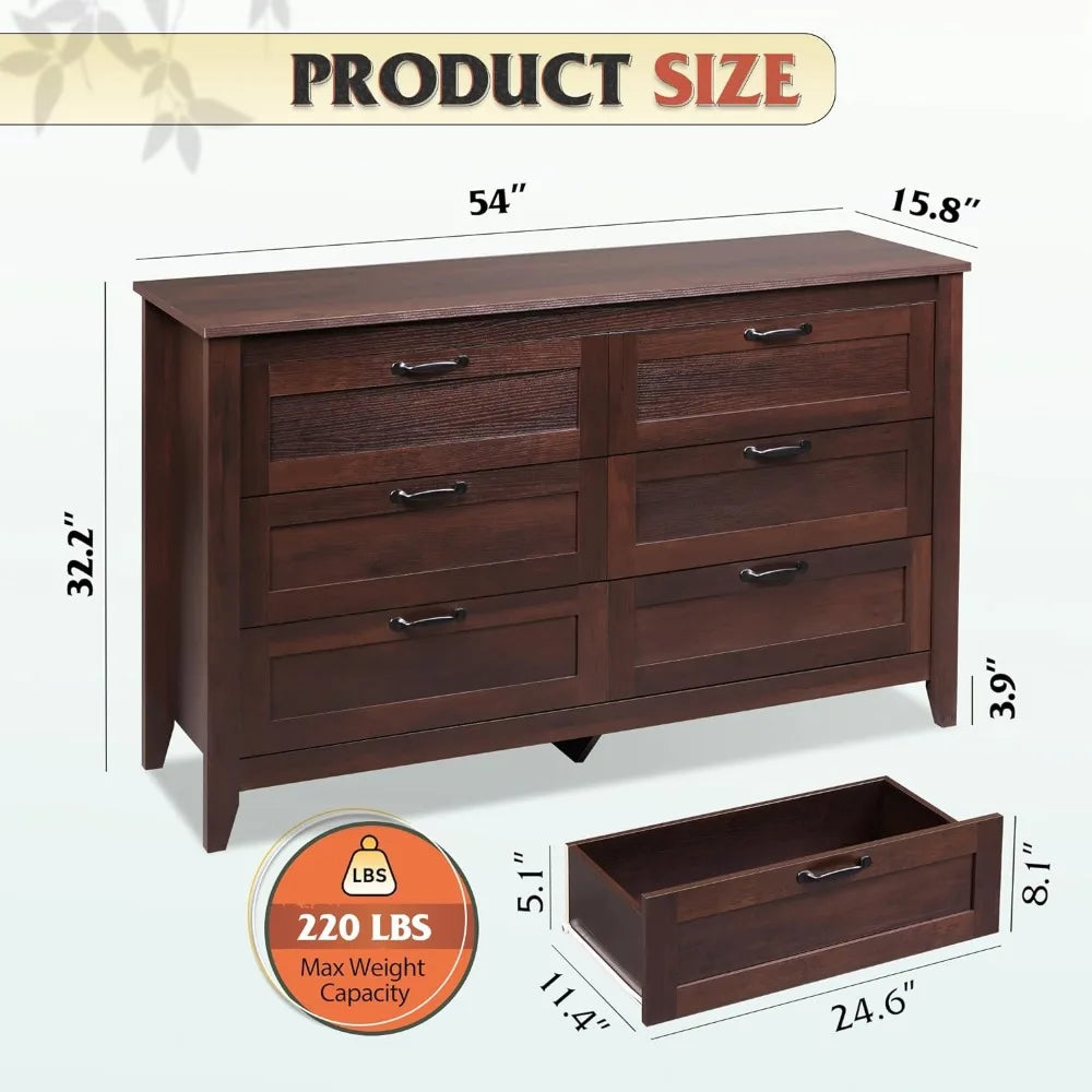 6 Drawer Dresser